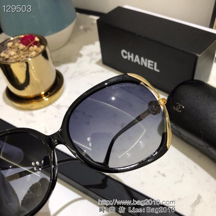 CHANEL香奈兒 官方同款 新款大框偏光墨鏡 經典珍珠款 寶麗來超清 偏光太陽鏡 311  lly1470